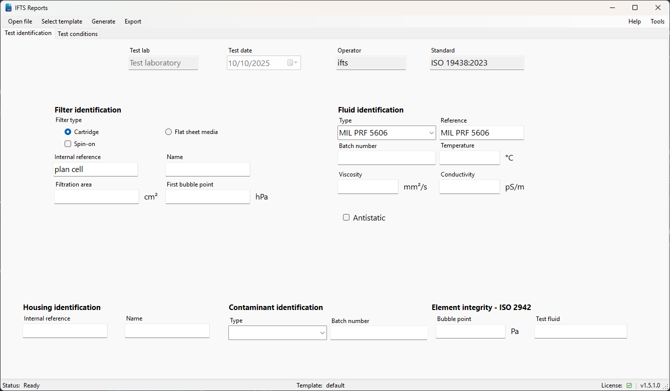 GRS Test Identification